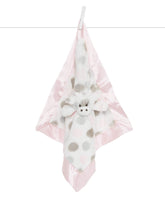 Little Giraffe Ultra-Plush Giraffe Lovey pink hero image showing luxe fur for soothing snuggles