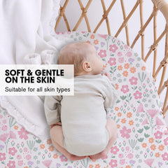 360° elastic fit keeps sheet in place for active sleepers and quiet nights.