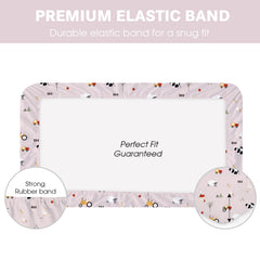 Little Grape Land 8-pocket 360-elastic design keeps sheets snug and smooth