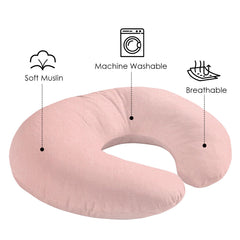 Little Grape Land stretch-fit muslin cover demonstrating secure 24x18 inch compatibility