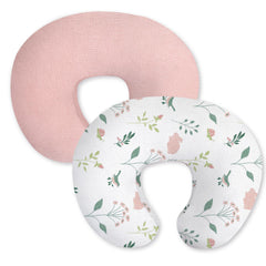 Little Grape Land muslin nursing pillow cover with bunny print for breathable comfort during feeds