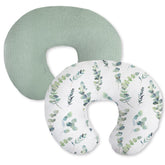 Little Grape Land muslin nursing pillow cover leaves pattern for gentle skin-friendly comfort