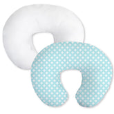 Little Grape Land nursing pillow cover aqua closeup highlights soft breathable cotton