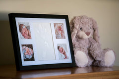 Little Hippo Handprint kit in drying stage shows under-10-minute assembly for busy parents.