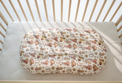 Little Jump cowboy-hat pattern cover highlights western style with soft comfort