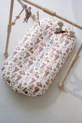 Little Jump horse-rope-design cover brightens the nursery while protecting the lounger