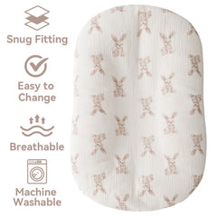 Little Jump removable slipcover highlights easy on off envelope closure