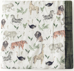 Little Jump Muslin Quilt blanket soft texture for gentle snuggles and naps