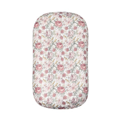 Little Jump breathable soft-stretch fabric lounger cover supports gentle, cozy moments during feeds.
