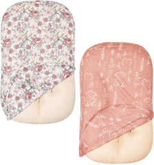 Little Jump Western Wild Flowers lounger cover with universal fit for snug newborn comfort.