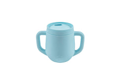 Little Leaps 3-in-1 training cup sky blue lid provides spill-proof transport
