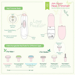 Little Martin’s Drawer includes adult-use attachments for versatile manicure tools