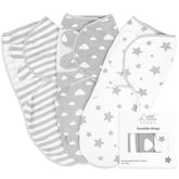 Little Seeds adjustable swaddle blanket folded shows portable breathable comfort for naps