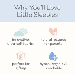 Little Sleepies swaddle Prima Pink ribbed fabric close-up, 44x44 inch square promoting year-round comfort