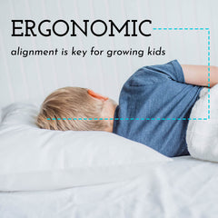 Little Sleepy Head ergonomic neck support promotes proper alignment for toddlers