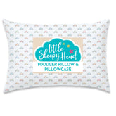 Little Sleepy Head toddler pillow 13x18 ready for cozy bedtime support.