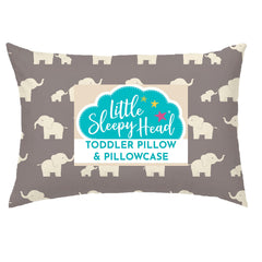 Little Sleepy Head toddler pillow 13x18 ready for nap time support.