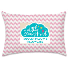 Little Sleepy Head toddler pillow 13x18 provides compact nap-time comfort for kids.