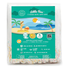 Little Toes Swimmy diapers front view showing snug water-fit for active play