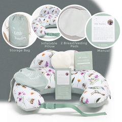 Little Traveler adjustable strap creates a snug feeding fit