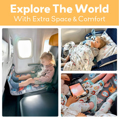 Little Traveler dry-surface bed keeps kids dry and comfortable throughout bumpy cabin journeys.