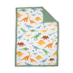 Little Unicorn Lofty Comforter soft muslin fabric delivers breathable comfort for naps.