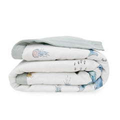 Little Unicorn Lofty Comforter weave-breathability highlights airy cotton muslin for comfortable nights.