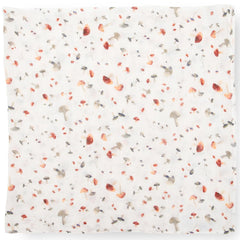 Little Unicorn mushrooms swaddle baby-comfort emphasizes breathable muslin for gentle touch.