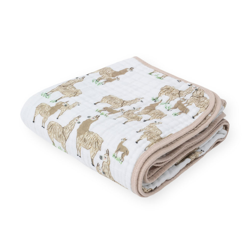 Little Unicorn Original Premium Cotton Quilt soft muslin texture for gentle baby skin and cozy cuddles