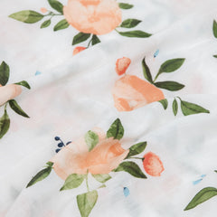 Little Unicorn muslin texture illustrating airy weave and softness.