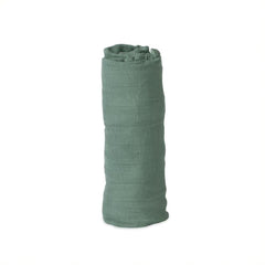Little Unicorn Sage Deluxe Swaddle open flat for easy prep.