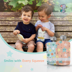 Little Whispers leak-proof spout cap shown for mess-free feeding.