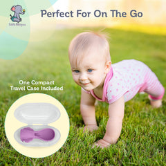 Little Whispers pouch spoon attachment Blossom 5pack universal fit works with many pouches.