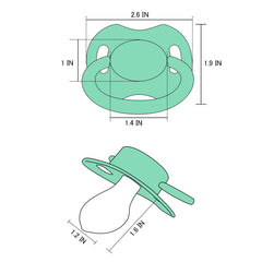 LittleForBig Bigshield Gen-II Green largest-button for easy DIY decoration.