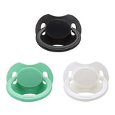 Littleforbig Bigshield Gen-II black pacifier front view for soothing comfort