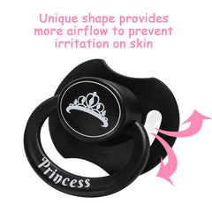 Littleforbig Bigshield Gen-II pacifier with clear silicone nipple for smooth feel