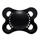 Littleforbig Bigshield Gen-3 Black teat closeup showing soft silicone nipple for gentle soothing