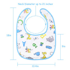 Littleforbig bib features rounded corners to prevent chafing during extended use