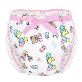 Littleforbig Silky Omutsu wrap front view shows adjustable fit for comfortable wear.
