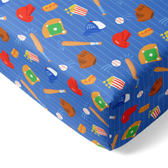 Little Sleepies bamboo crib sheet with snug elastic edge for secure fit.