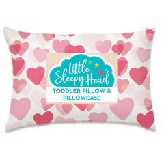 Little Sleepy Head toddler pillow 13x18 with ergonomic neck support for growing kids