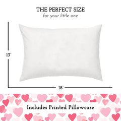 Little Sleepy Head pillowcase on 13x18 pillow, soft 100% cotton