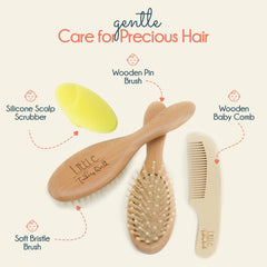 Little Tinkers World baby comb designed for delicate hair grooming.