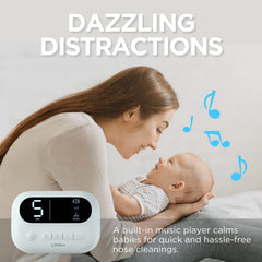LittleTora Pro soft tips provide safe suction during daily nose cleaning.