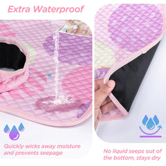 LITTOBEBE textured non-slip backing keeps the liner securely in place