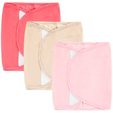 littogoose 3-pack newborn swaddle wrap pack shows soft fabric and adjustable design for secure sleep.