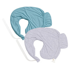 Littogoose MBF cover snug-fit on My Brest Friend pillow for secure nursing