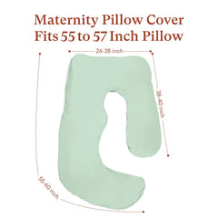 littogoose pillow cover adjustable-fit secures Momcozy pillow snugly.