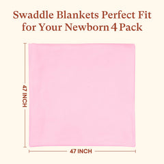 littogoose swaddle blankets 47x47 inches ready for secure baby swaddling and cozy comfort