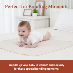 Littogoose baby swaddling scene demonstrates secure, cozy wrap.